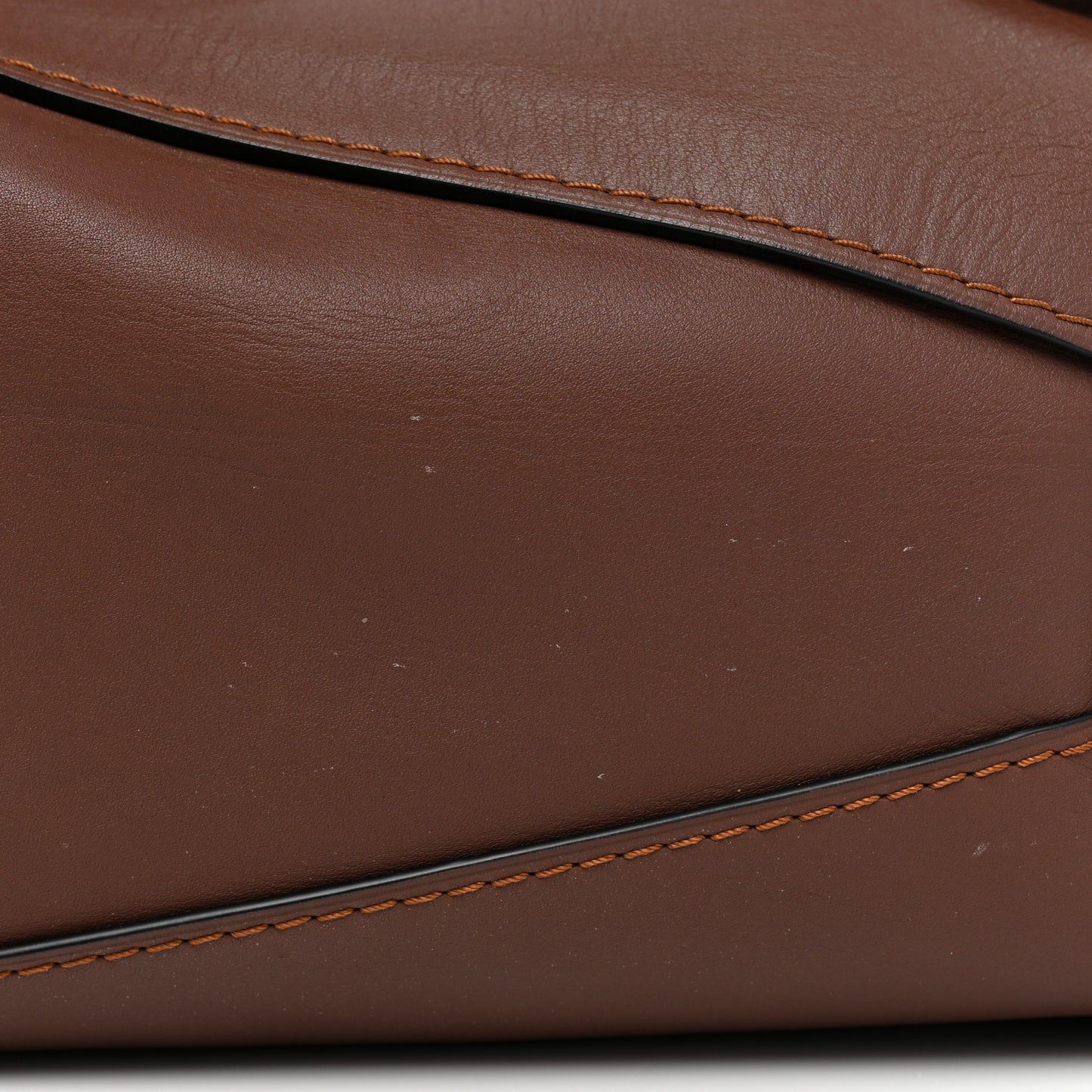 Calfskin Large Puzzle Bag Brown
