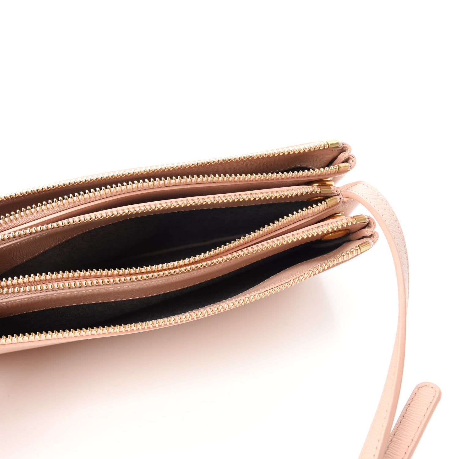 Celine Liege Calfskin Small Trio Crossbody Bag Blush 5 of 10