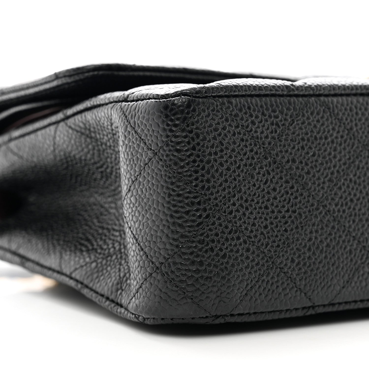 Chanel Caviar Quilted Medium Double Flap Black 8 of 9