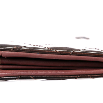 Chanel Striated Patent Yen Wallet Pink 13 of 20