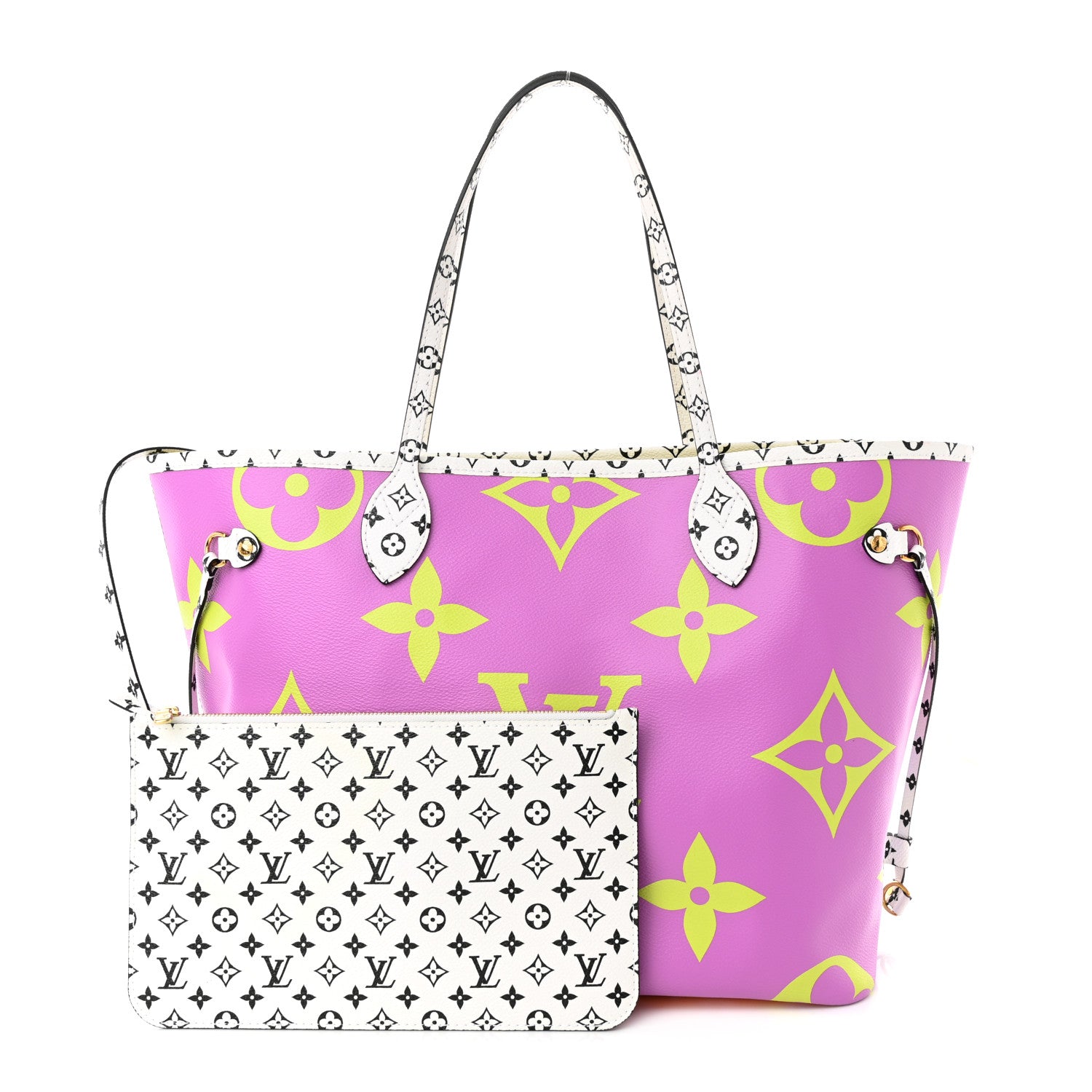 Louis Vuitton Monogram Giant Neverfull MM Pink Lilac 1 of 11