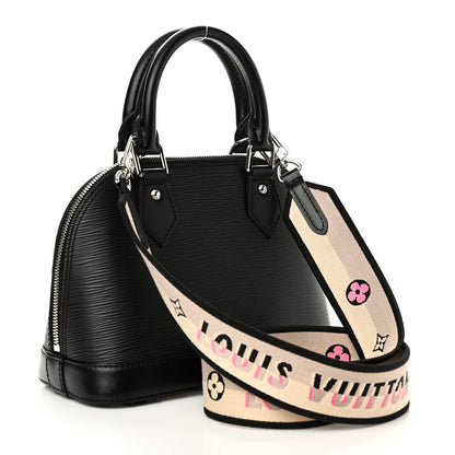 Louis Vuitton Epi Jacquard Alma BB Black 2 of 9