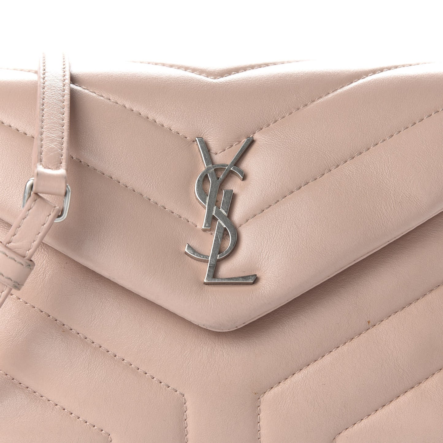 Calfskin Y Quilted Monogram Toy Loulou Crossbody Bag Tender Pink