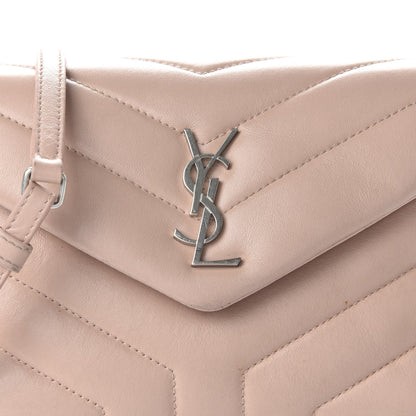 Saint Laurent Calfskin Y Quilted Monogram Toy Loulou Crossbody Bag Tender Pink 9 of 9