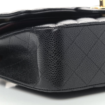 Chanel Caviar Quilted Small Double Flap Black 8 of 9