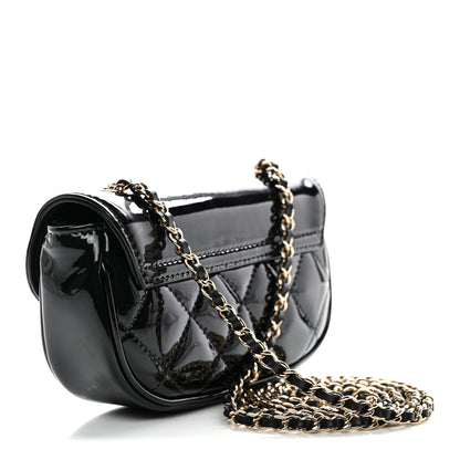 Chanel Patent Calfskin Quilted Mini Flap Black 3 of 11
