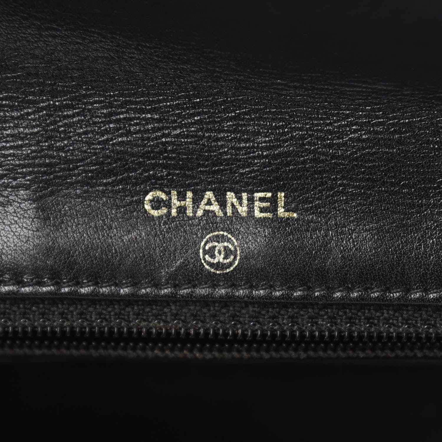 Chanel Caviar Timeless CC Wallet On Chain WOC Black 6 of 13