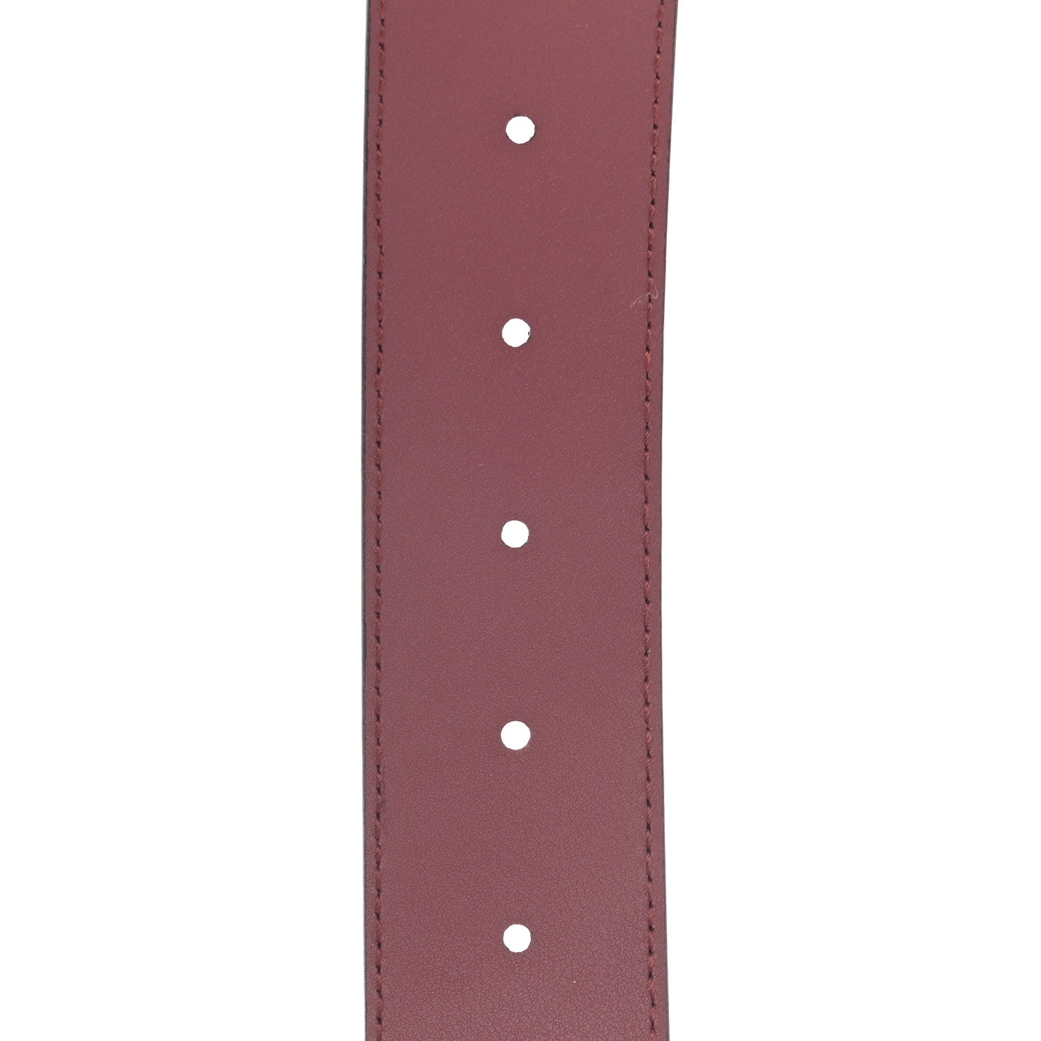 Gucci GG Supreme Monogram Blooms Moon Calfskin Interlocking G 37mm Belt 95 38 Beige Ebony Multicolor Dry Rose 4 of 5