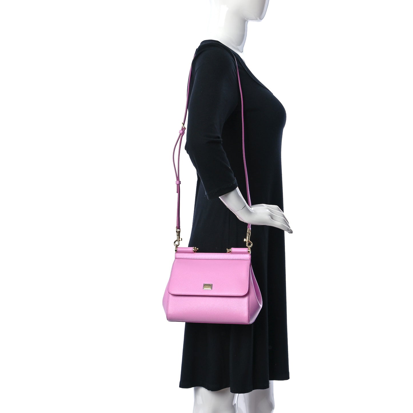 Dauphine Small Miss Sicily Satchel Rosa Chiaro