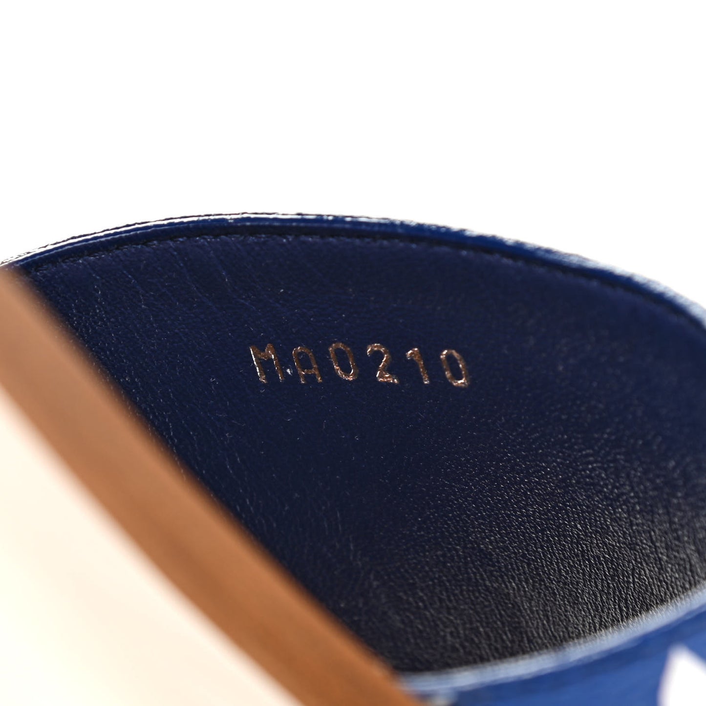 Monogram Escale Lock It Flat Mule 39 Blue