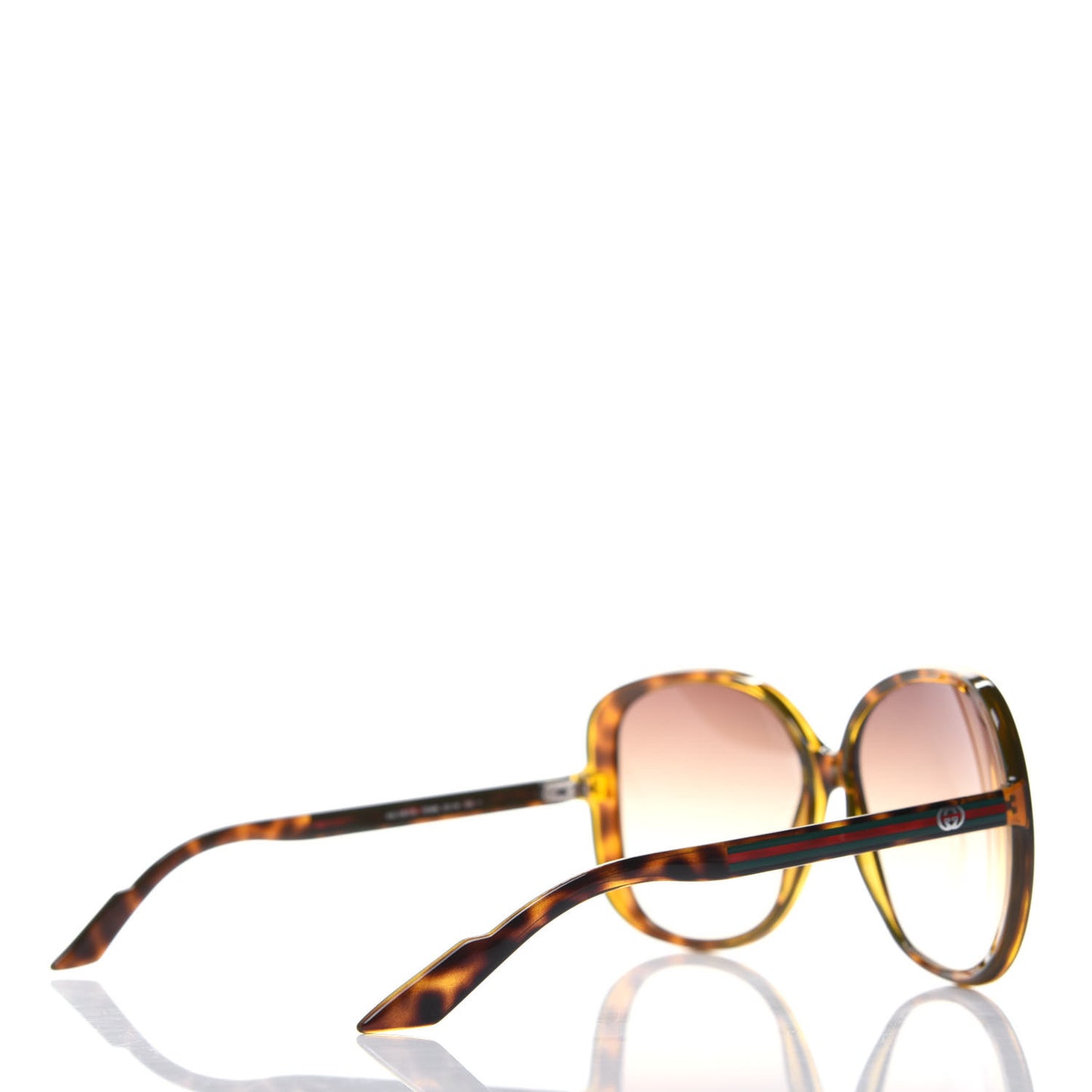 Oversized Web Sunglasses GG3157S Tortoise