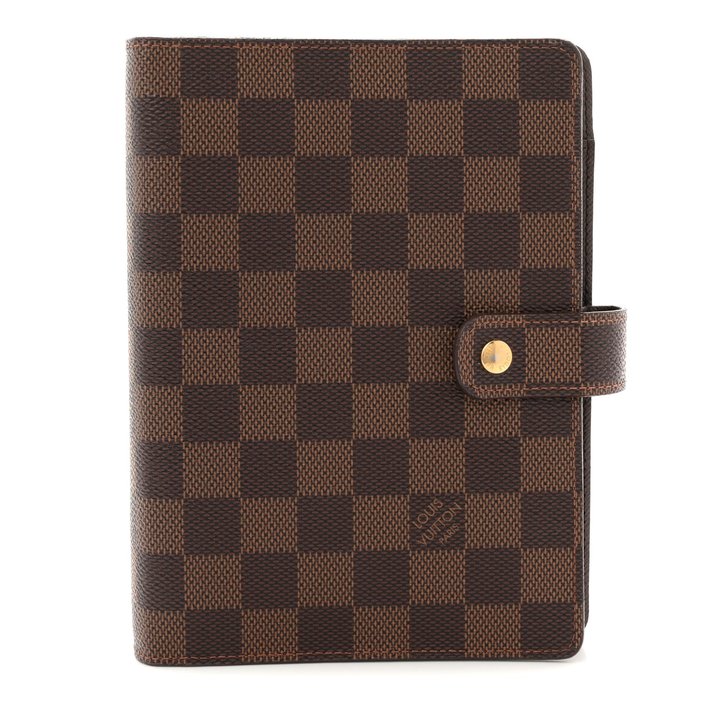 Damier Ebene Medium Ring Agenda Cover
