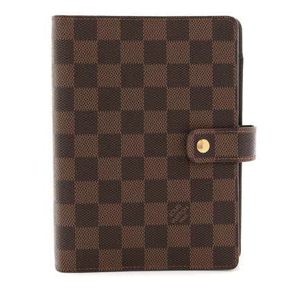 Louis Vuitton Damier Ebene Medium Ring Agenda Cover 2 of 18