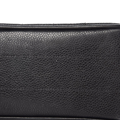 Chanel Caviar Vertical Quilted Kelly Flap Bag Black 8 of 13