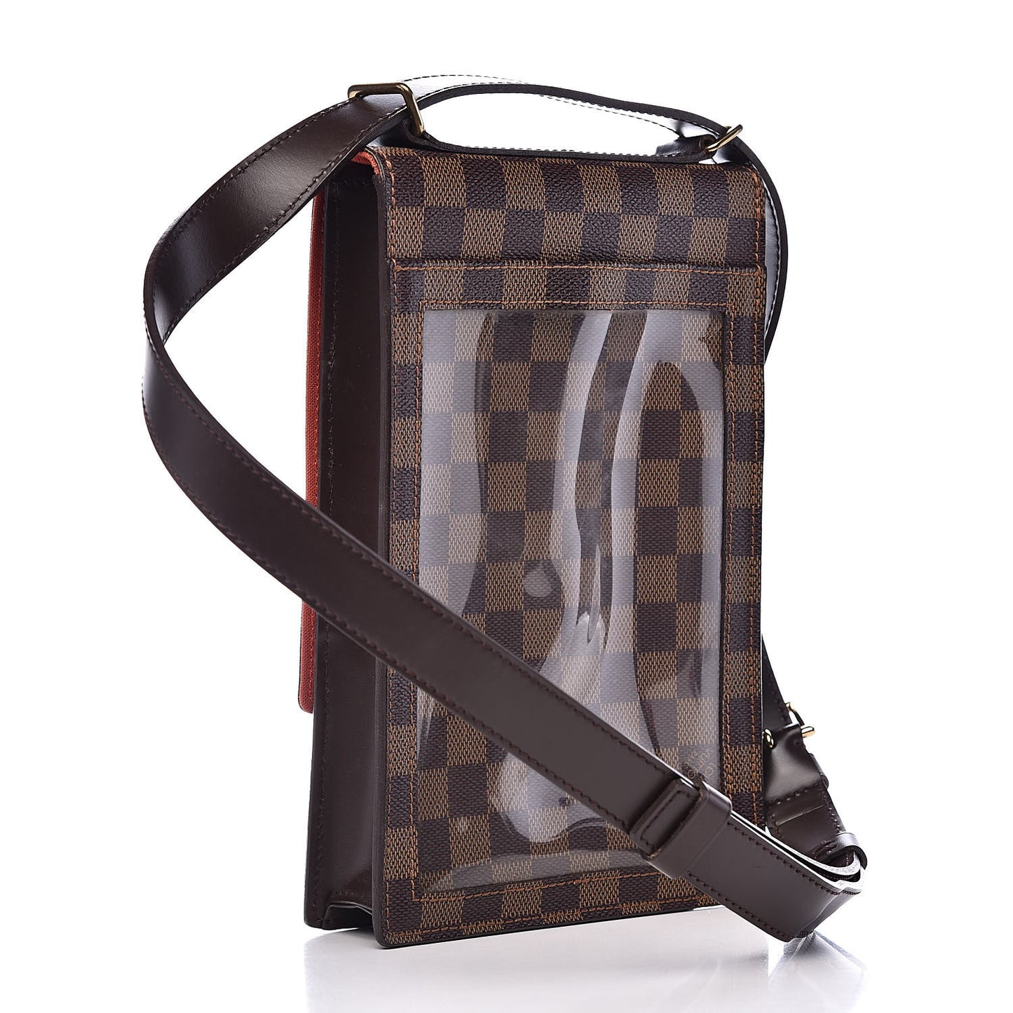 Damier Ebene Portobello Travel Shoulder Bag