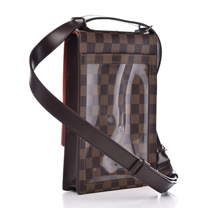 Louis Vuitton Damier Ebene Portobello Travel Shoulder Bag 3 of 9