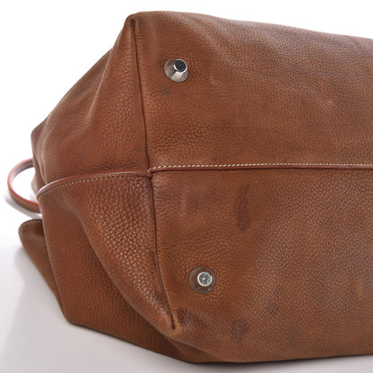 Miu Miu Vitello Daino Tote Brandy 12 of 24