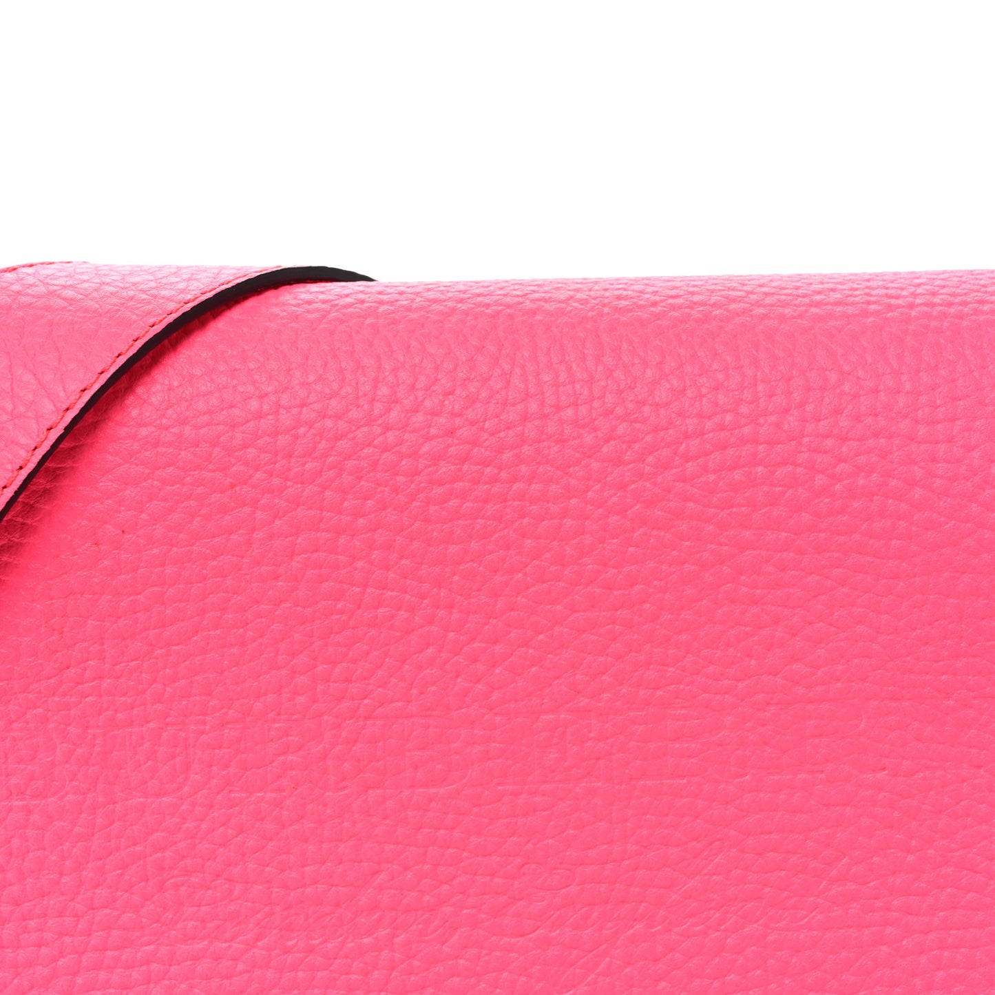Calfskin Smooth Grain Small Burleigh Crossbody Bag Neon Pink