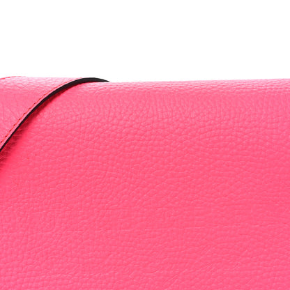 Burberry Calfskin Smooth Grain Small Burleigh Crossbody Bag Neon Pink 8 of 13