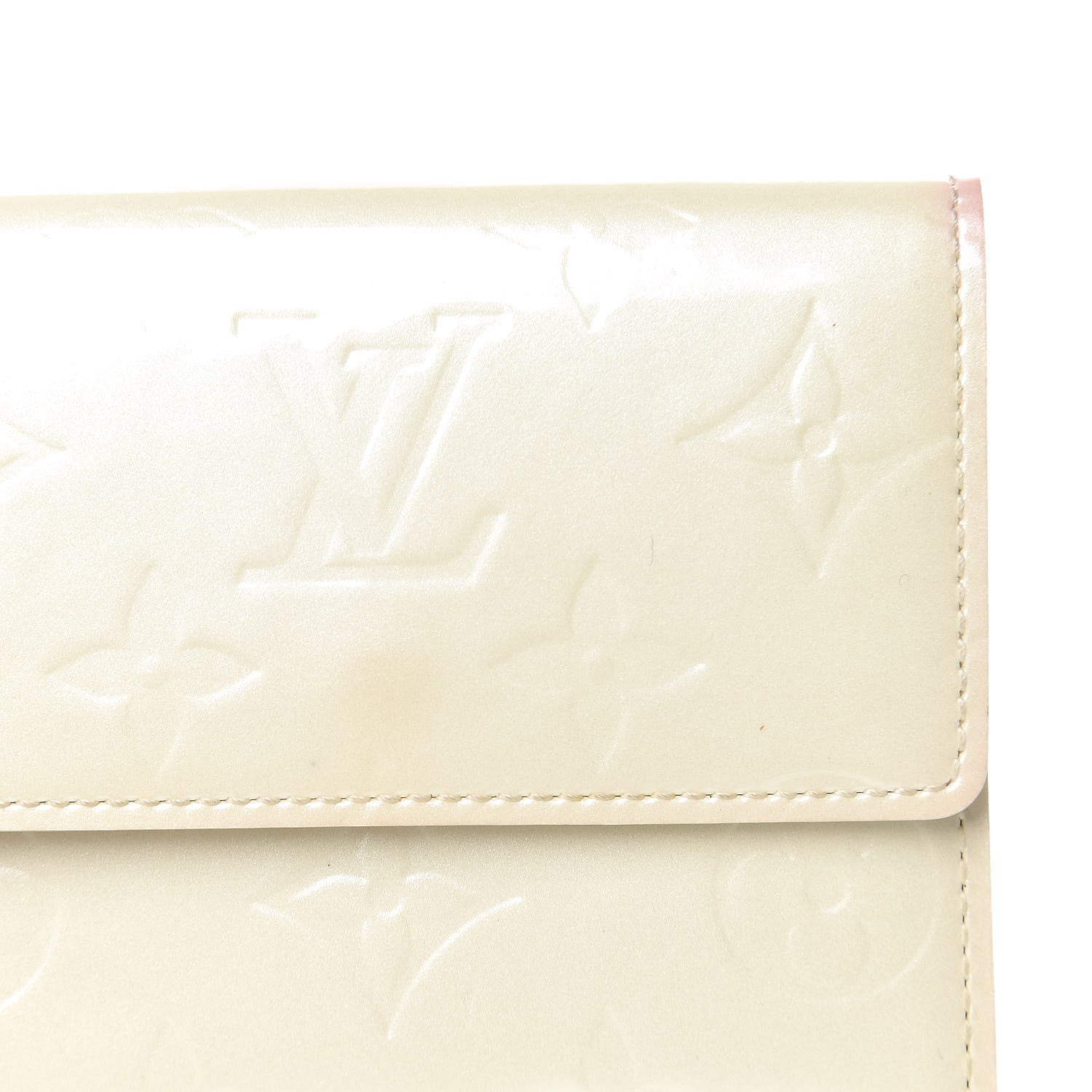 Louis Vuitton Vernis Elise Wallet Perle 11 of 12