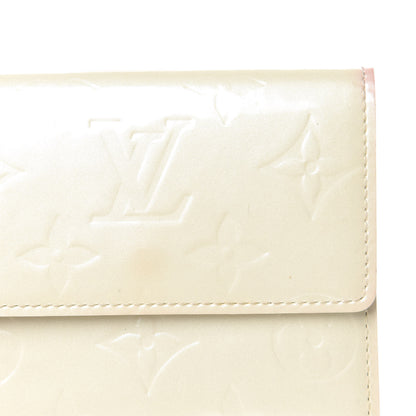 Louis Vuitton Vernis Elise Wallet Perle 11 of 12