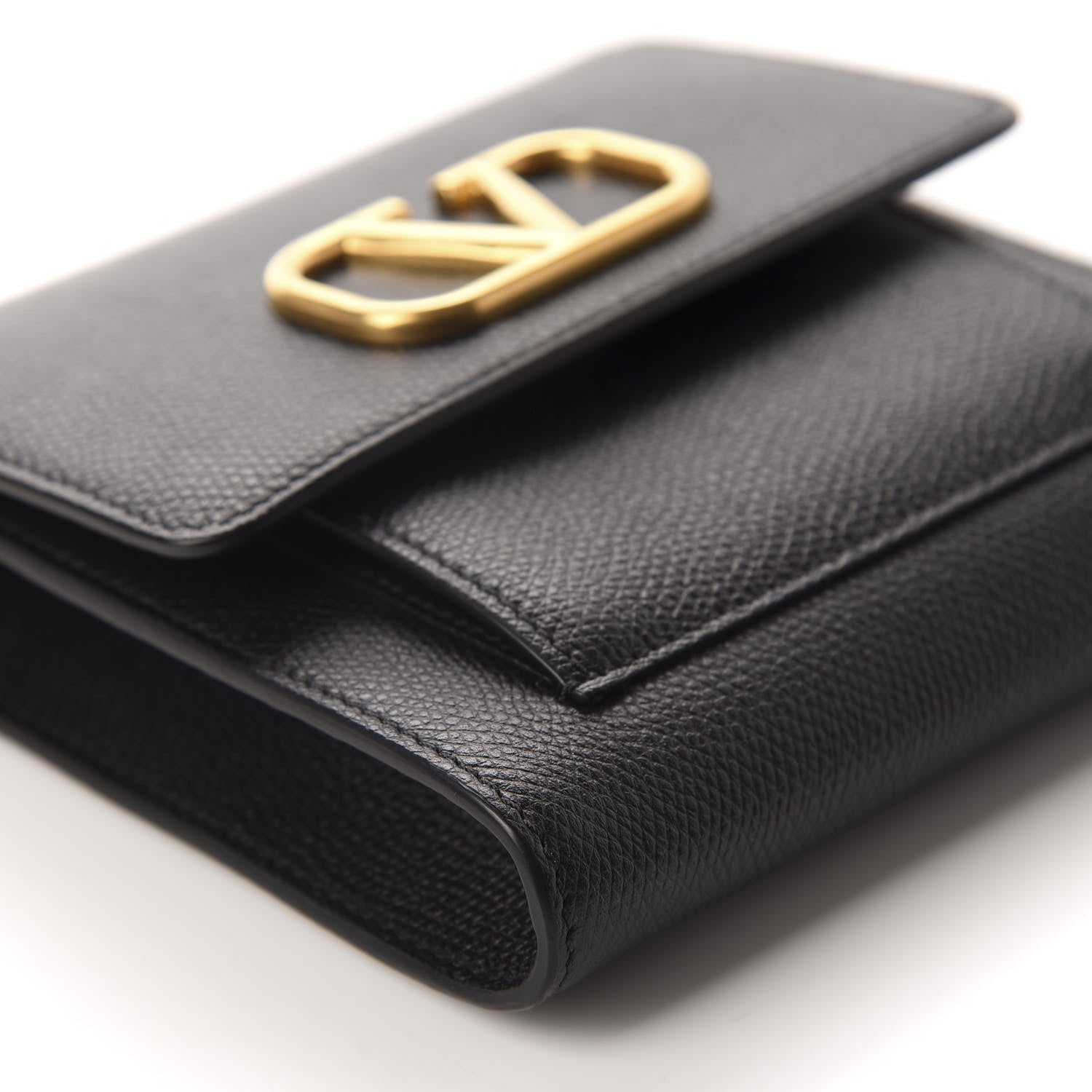 Valentino Garavani Calfskin VLogo Crossbody Bag Black 6 of 10