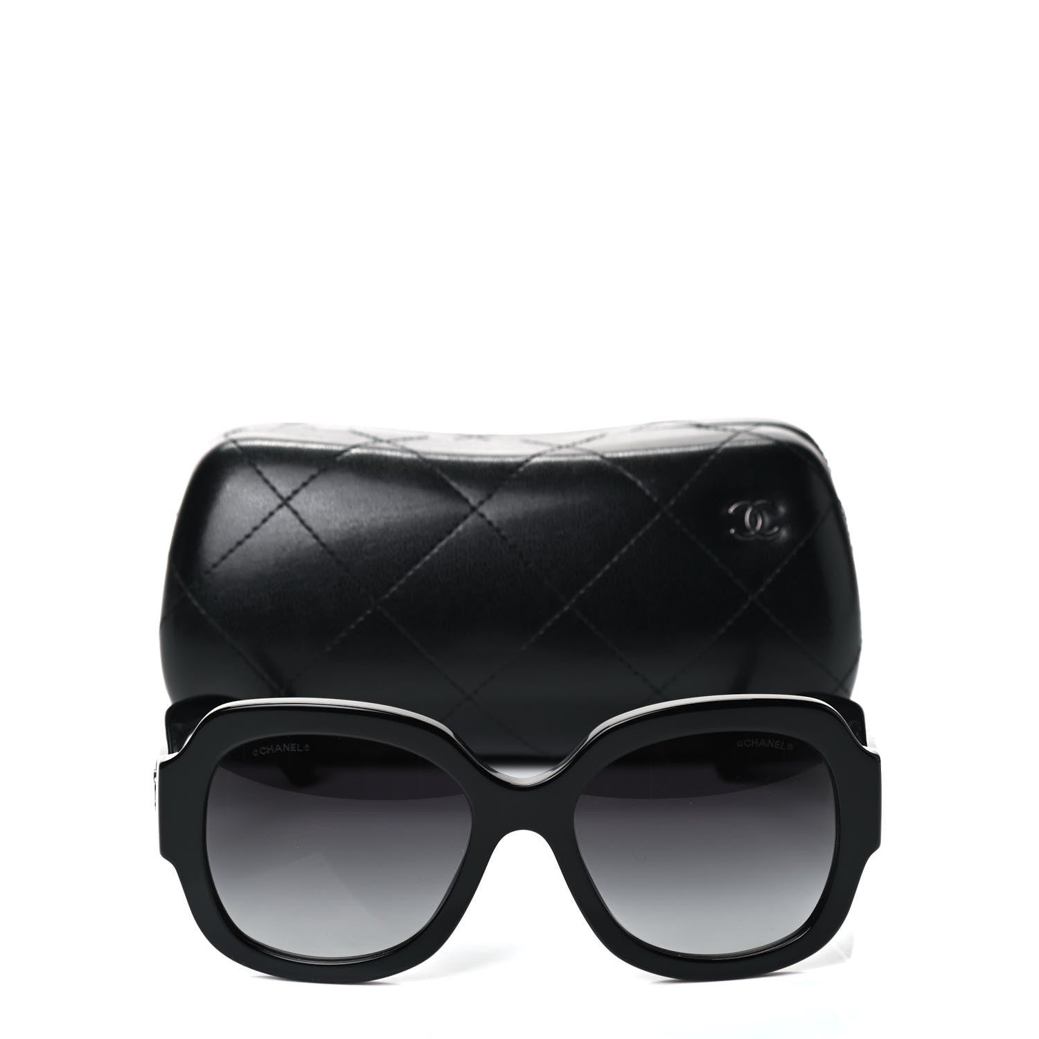 Chanel Acetate CC Sunglasses 5373 Black 6 of 6