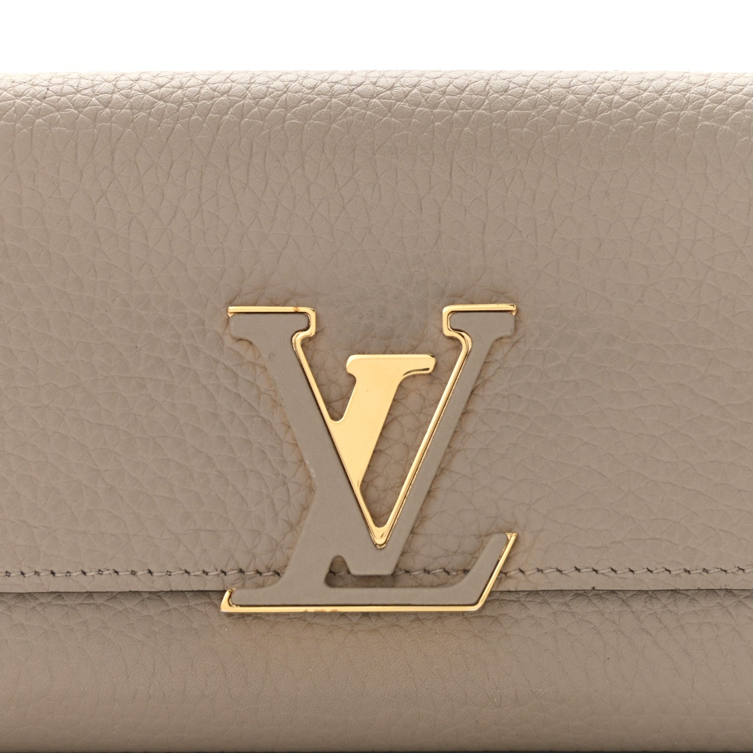 Louis Vuitton Taurillon Capucines Wallet Galet 7 of 9