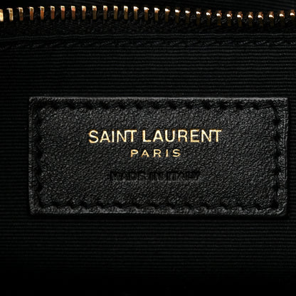 Saint Laurent Lambskin Matelasse Monogram Medium Niki Chain Satchel Rouge Legion 6 of 11