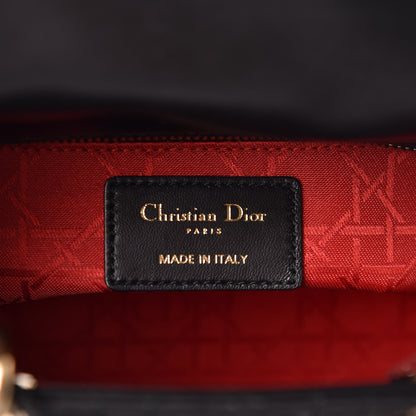 Christian Dior Lambskin Cannage Small Lucky Badges My Lady Dior Black 6 of 9