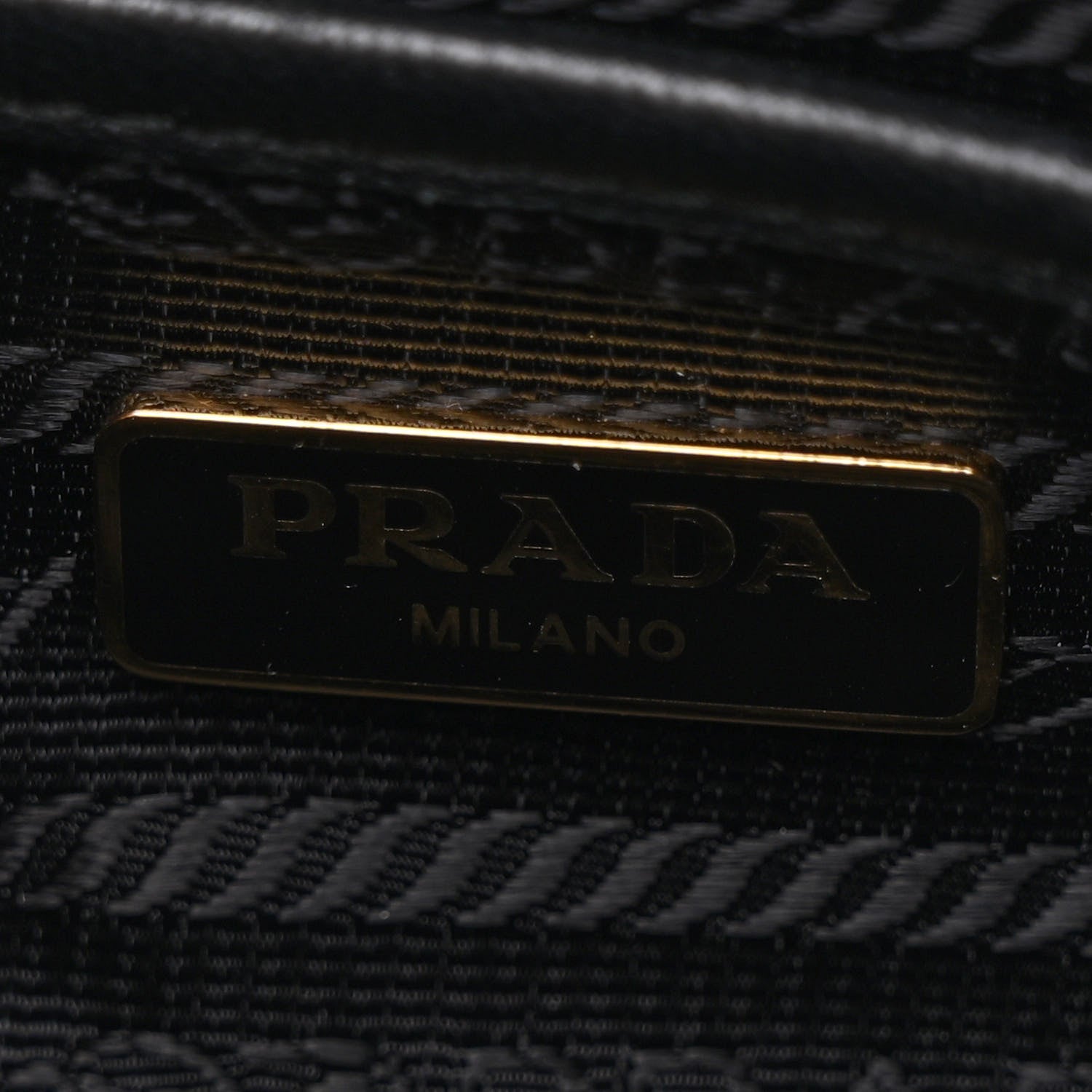 Prada Nappa Gaufre Camera Bag Black 6 of 12