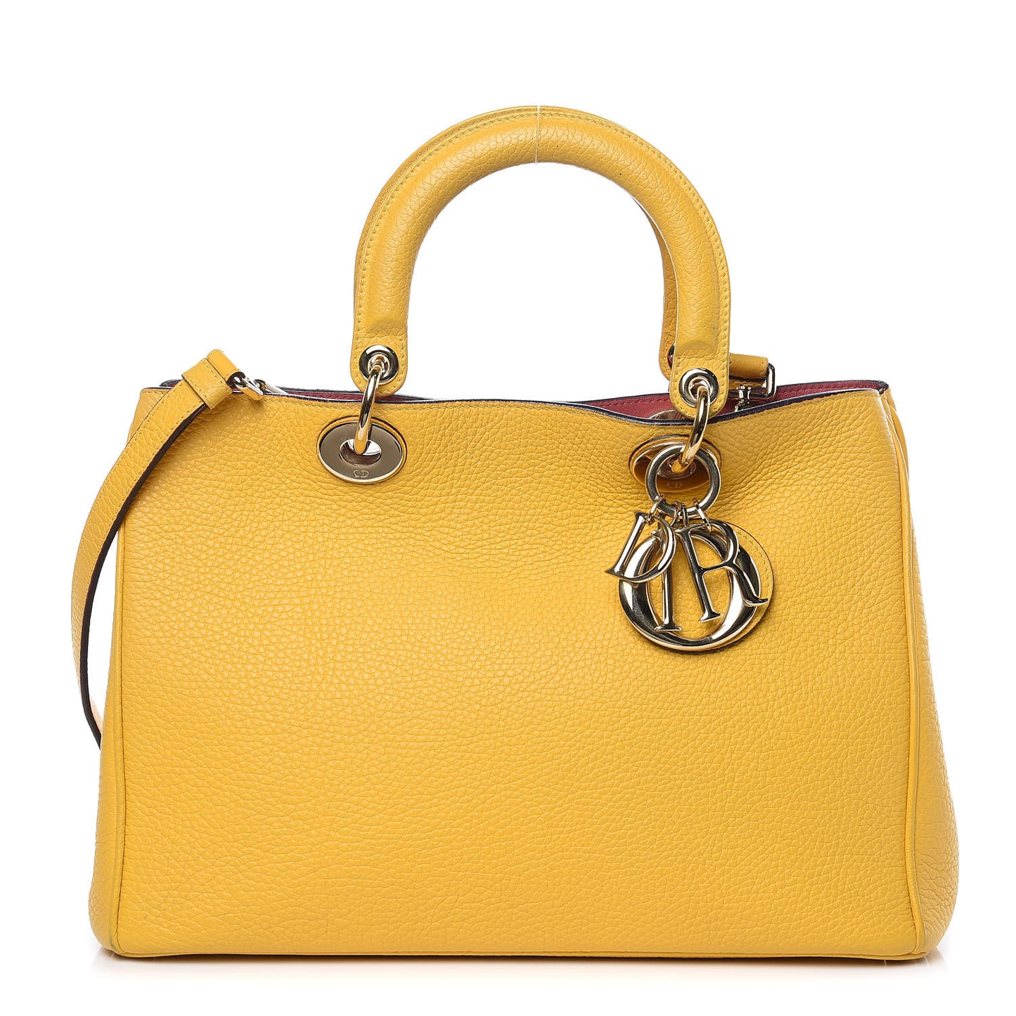 Calfskin Medium Diorissimo Tote Tournesol