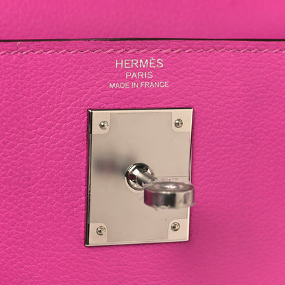 Hermes Evercolor Kelly Retourne 28 Rose Pourpre 6 of 14