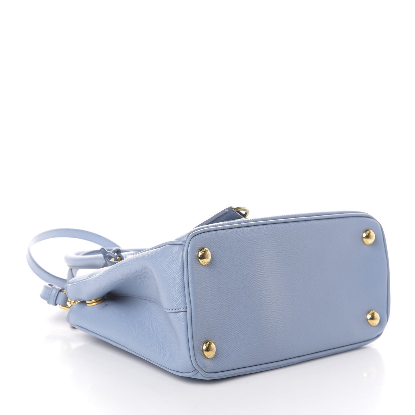 Saffiano Mini Galleria Double Zip Tote Astrale