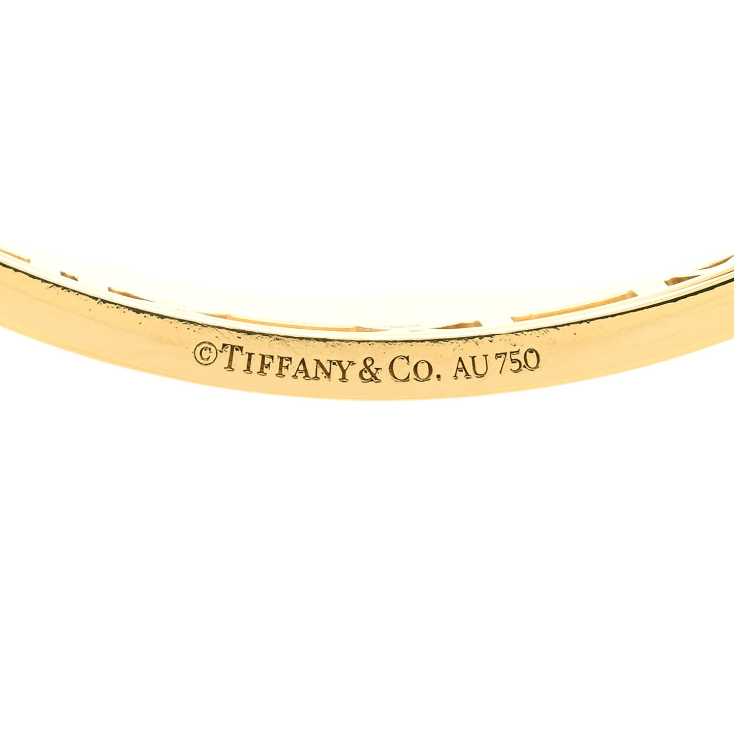 18K Yellow Gold Atlas Open Bangle Bracelet