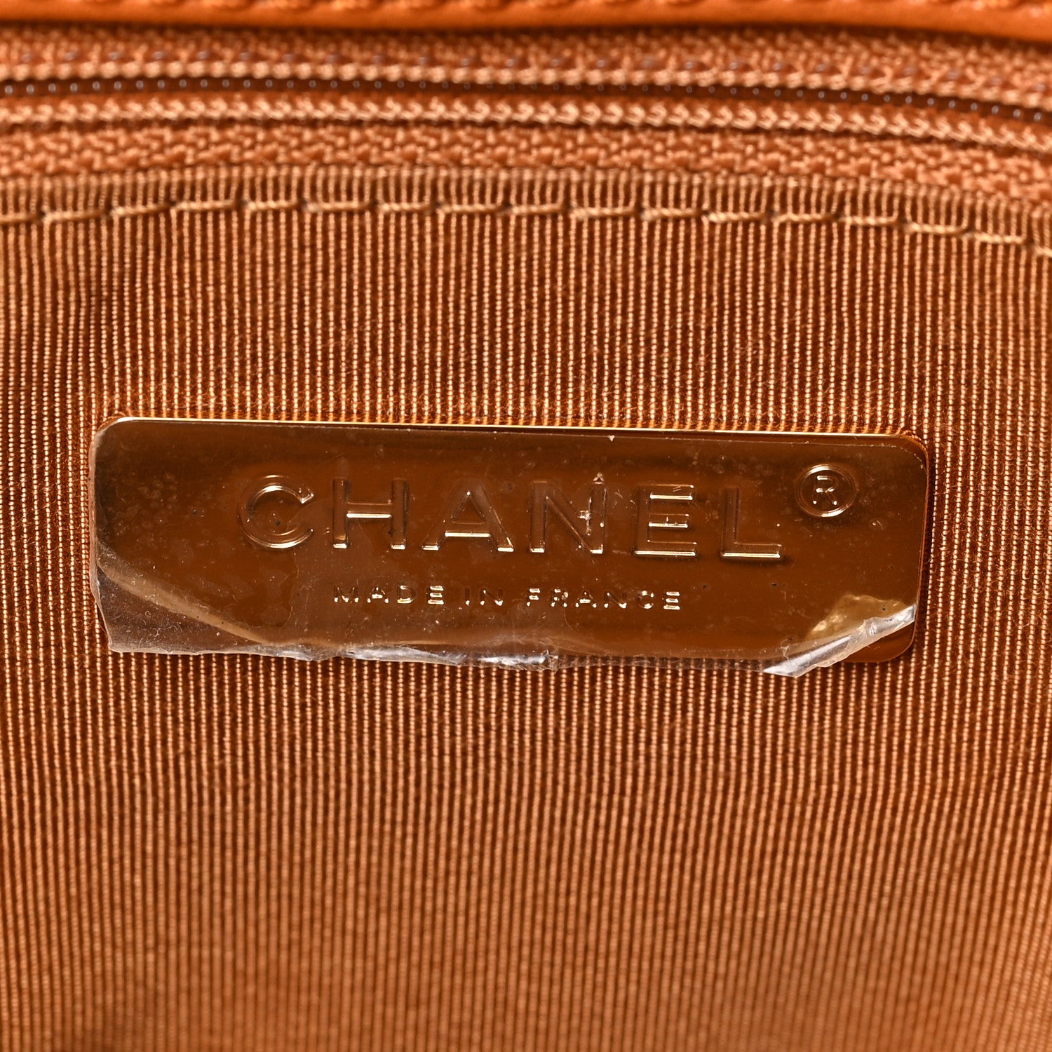 Chanel Lambskin Quilted Medium Chanel 19 Flap Light Brown 5 of 7