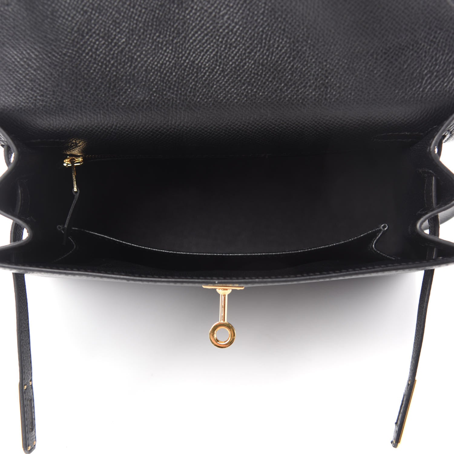 Hermes Epsom Kelly Sellier 25 Black 5 of 14