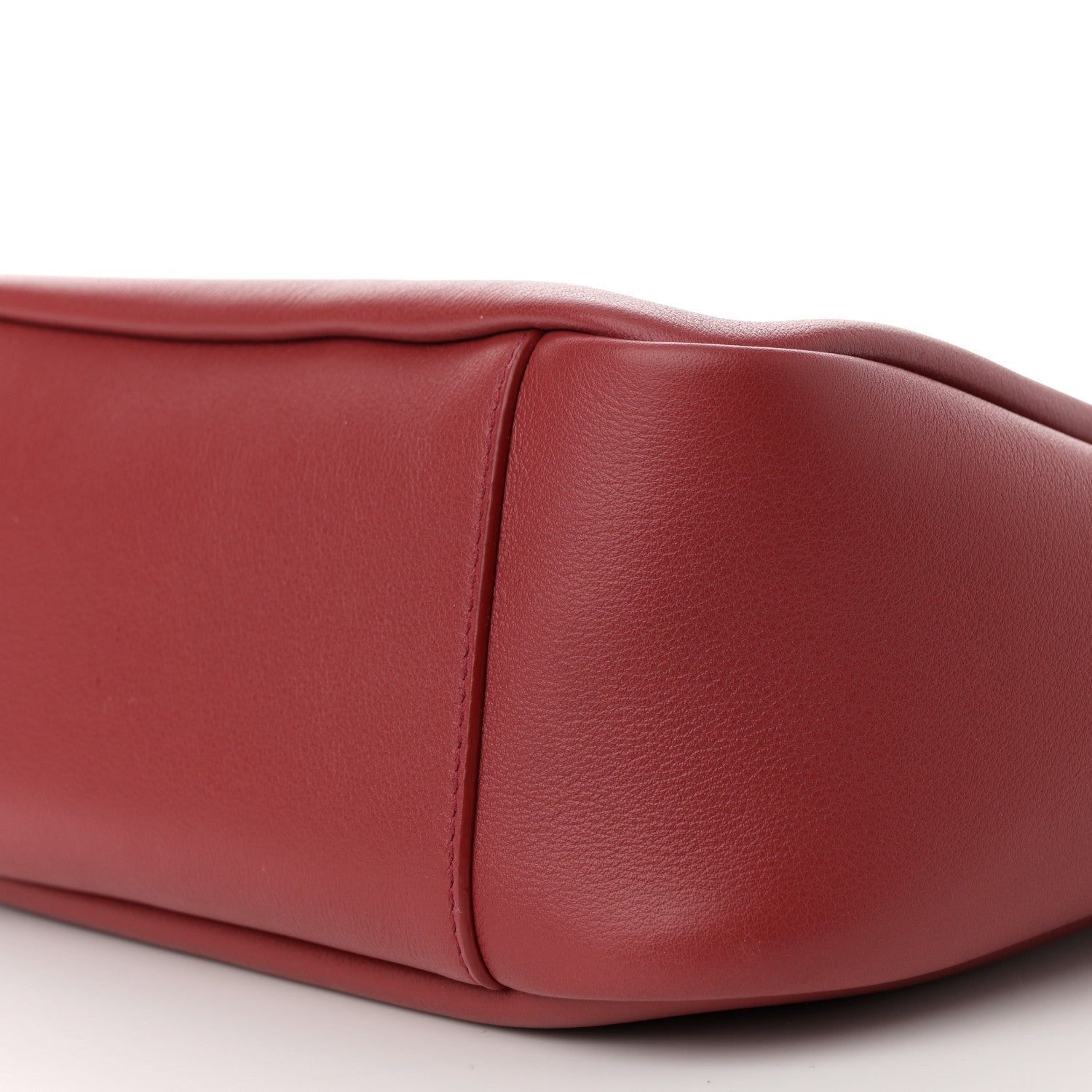 Saint Laurent Smooth Calfskin Small Le 5 A 7 Soft Hobo Red Danger 9 of 9