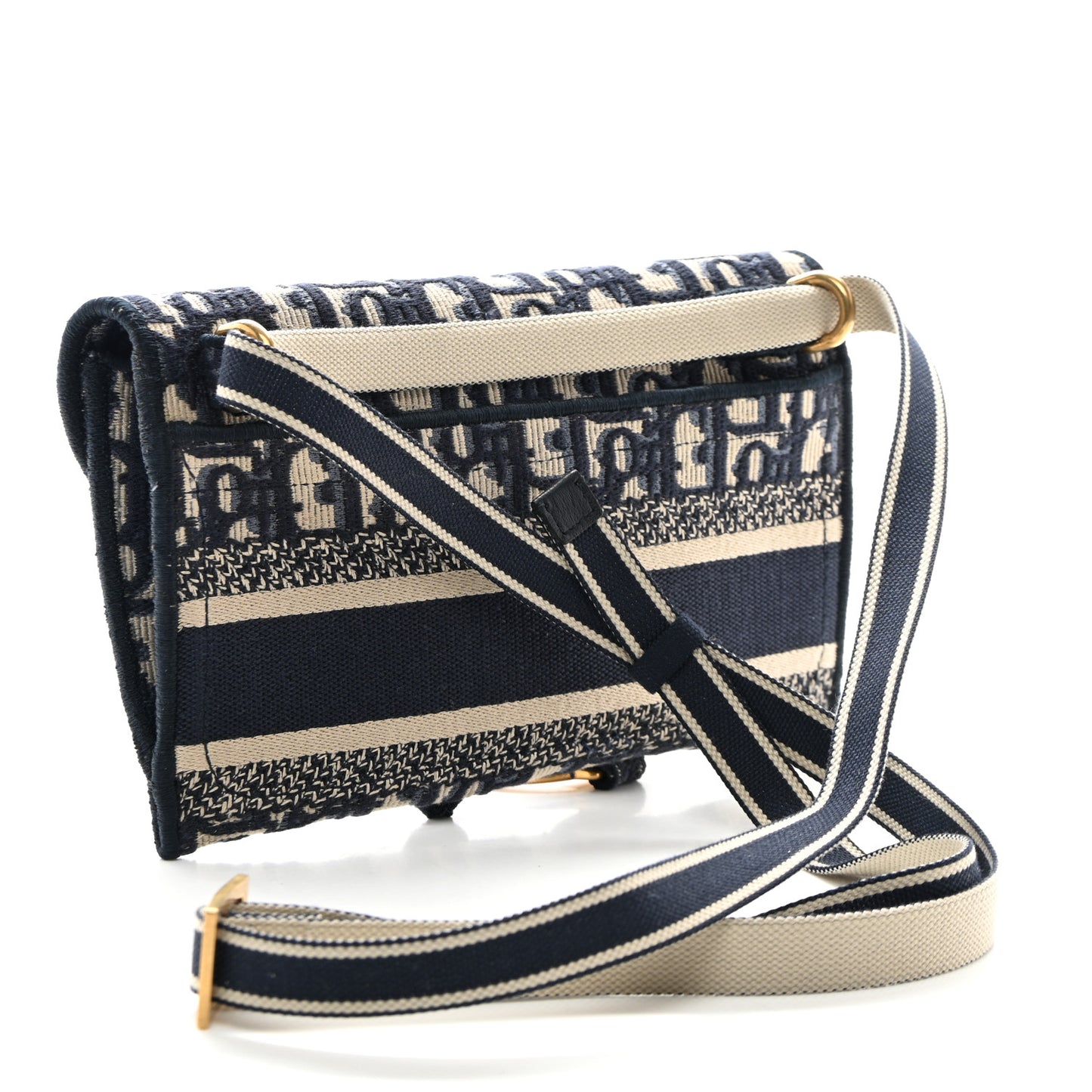 Oblique Slim Saddle Pouch Blue