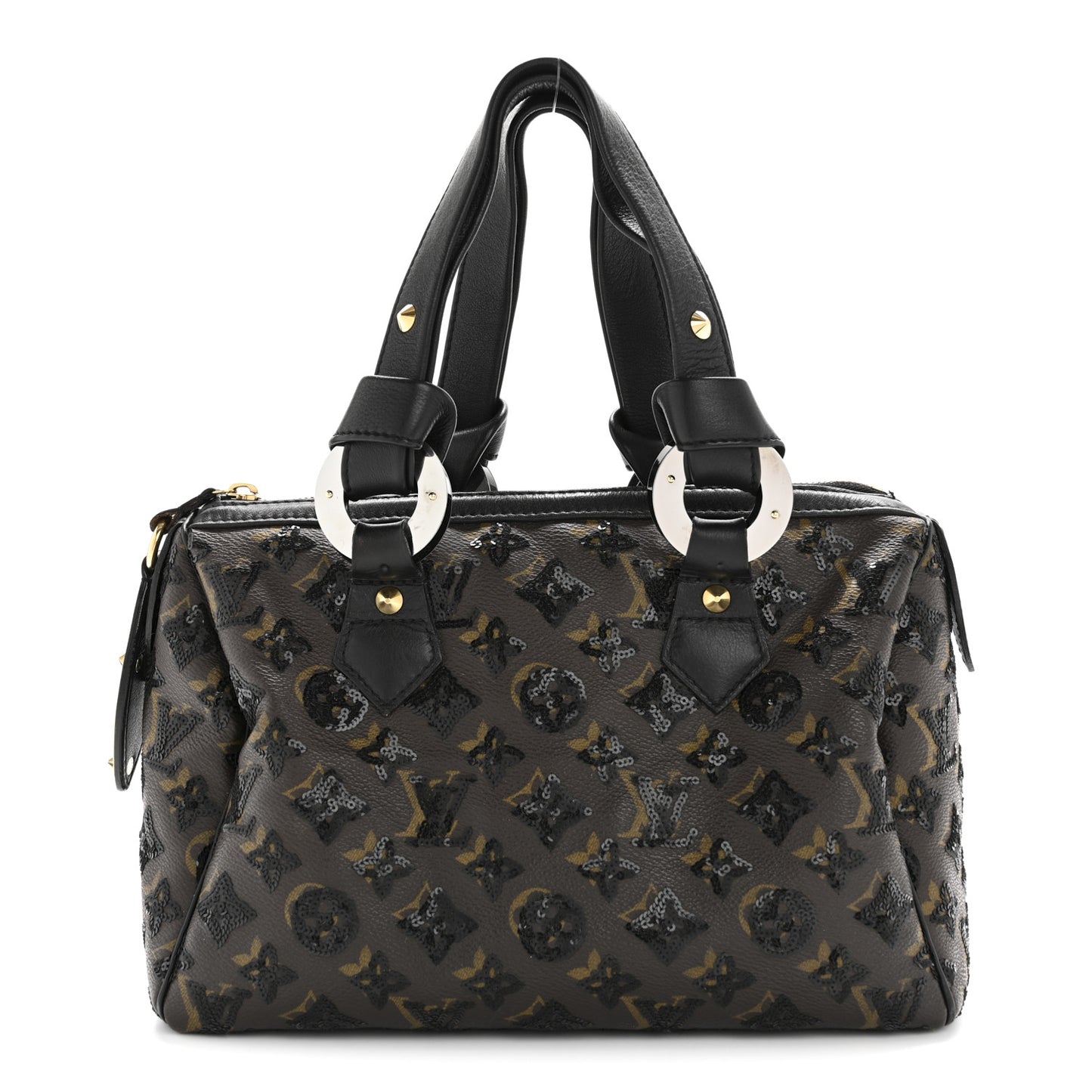 Monogram Sequins Eclipse Speedy 28 Black