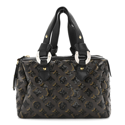 Louis Vuitton Monogram Sequins Eclipse Speedy 28 Black 1 of 18