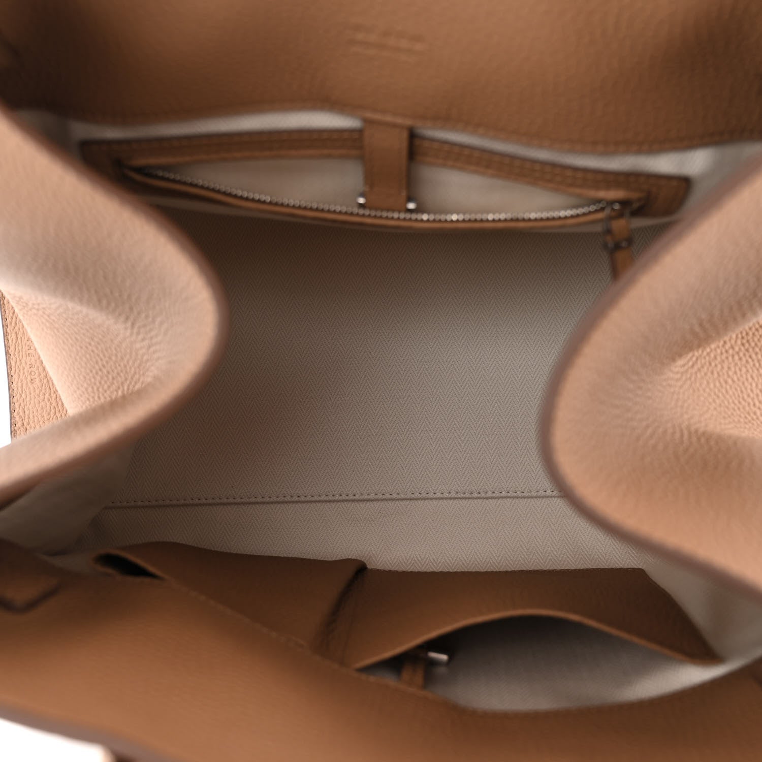 The Row Matte Grained Calfskin Soft Margaux 15 Sandpit 5 of 10