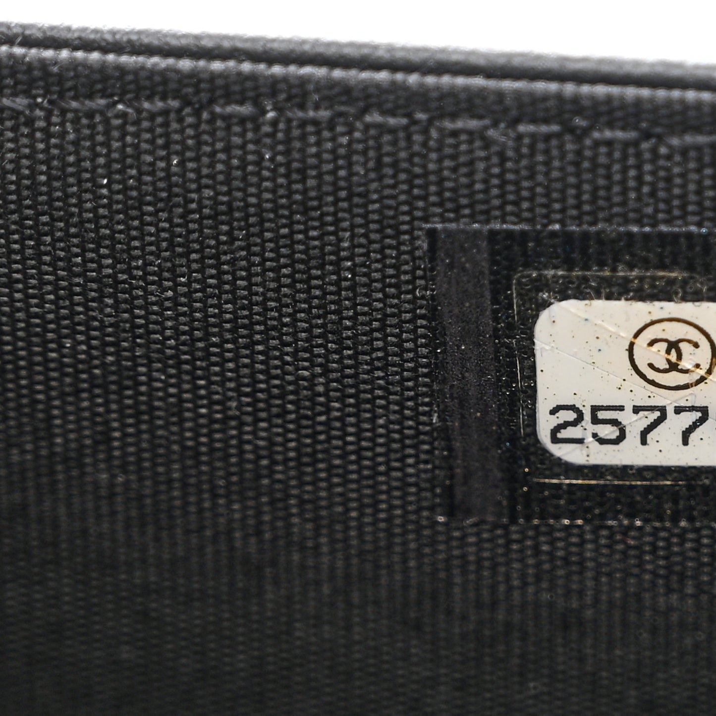 Caviar Quilted Boy Wallet On Chain WOC Black