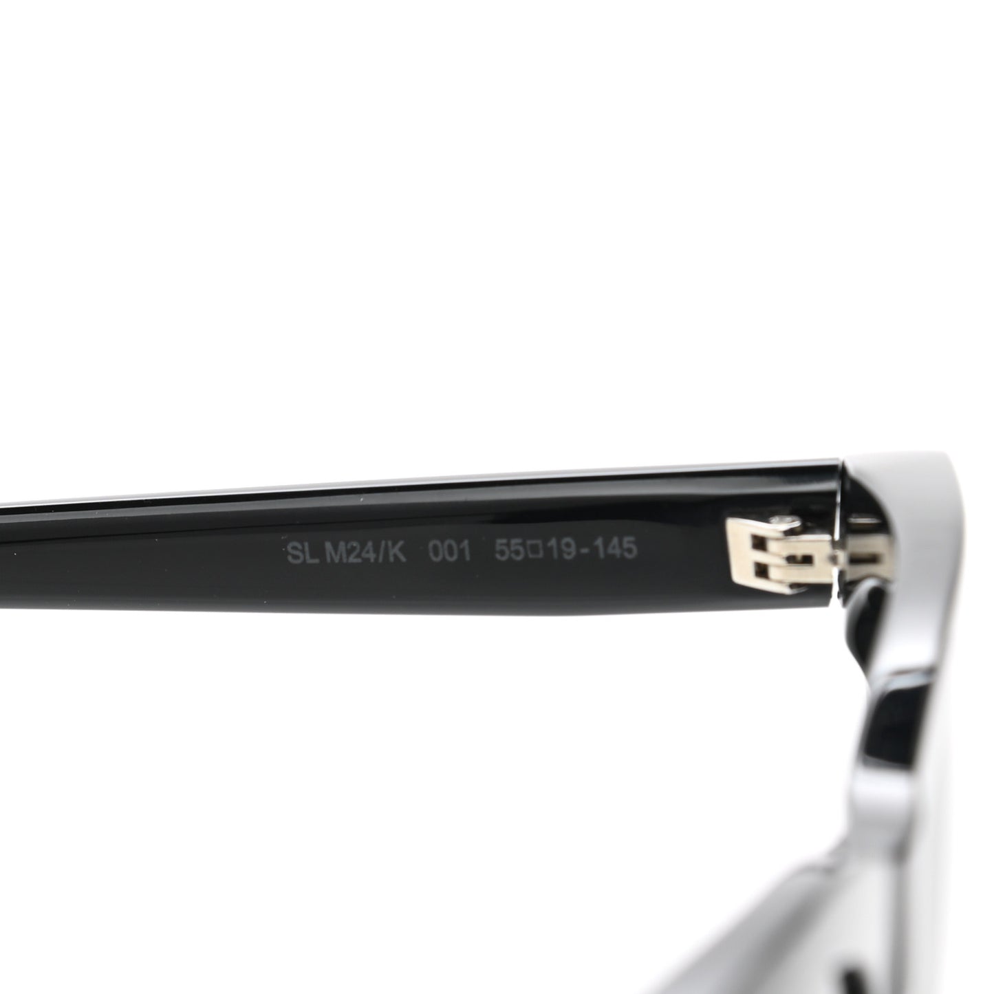 Oversize Square Acetate SLM24K Sunglasses Black