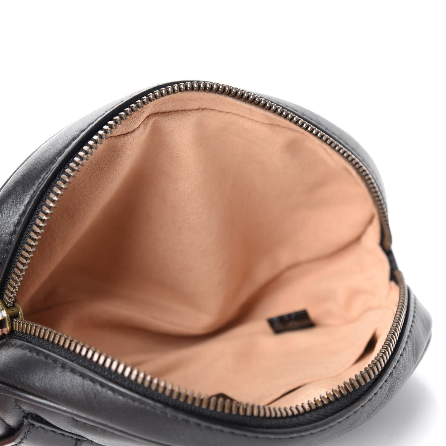 Calfskin Matelasse GG Marmont Belt Bag 75 30 Black