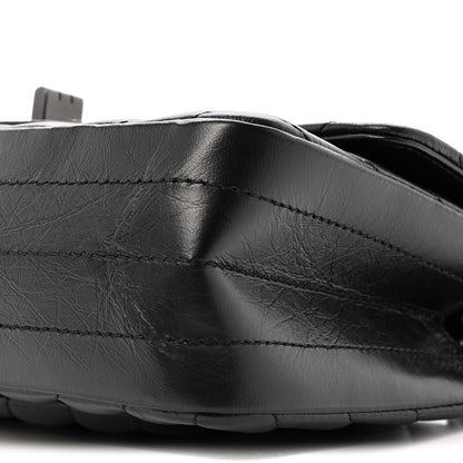Chanel Aged Calfskin Chevron Quilted 2.55 Reissue Mini Flap So Black 9 of 12