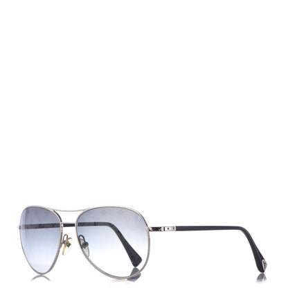 Louis Vuitton Monogram Conspiration Pilote Sunglasses Z0165U Argent 1 of 7