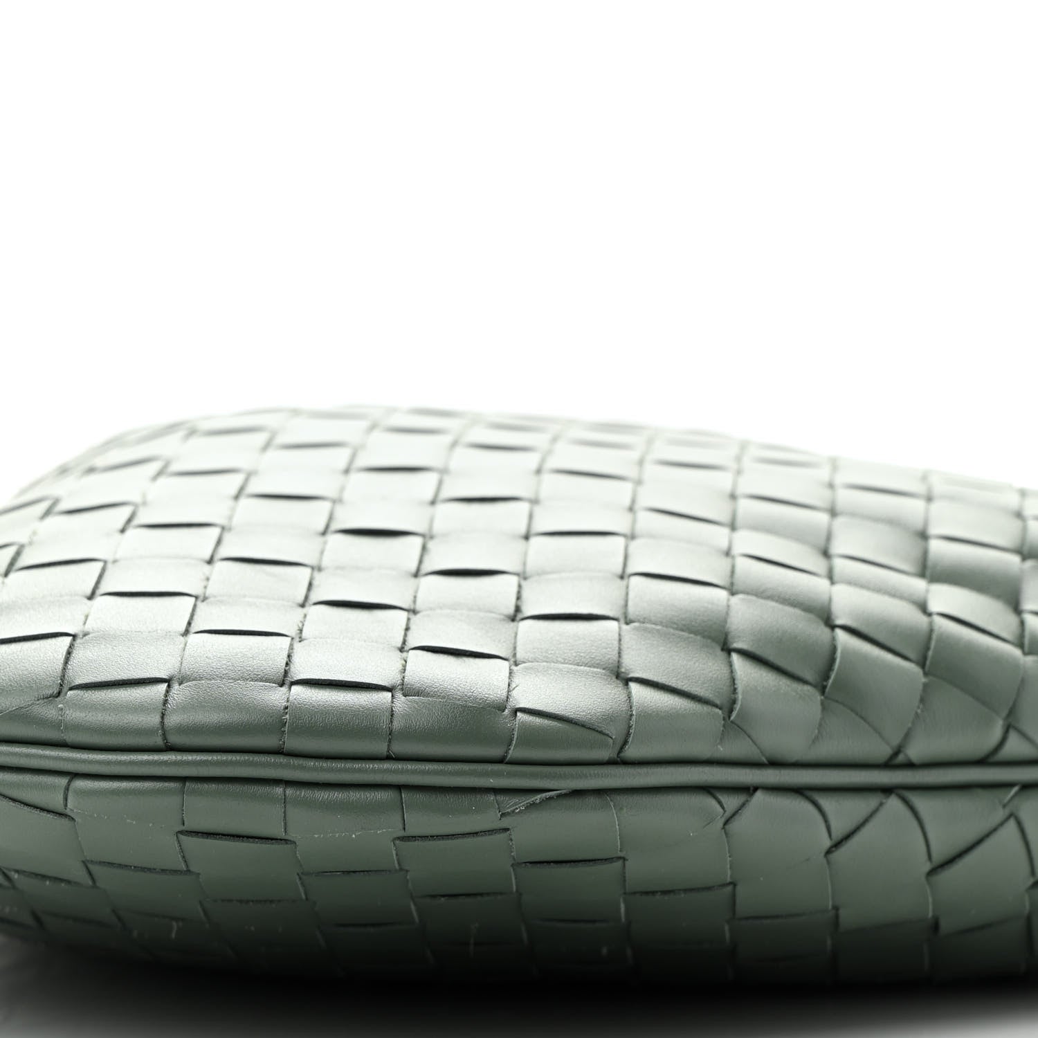 Bottega Veneta Calfskin Intrecciato Virgule New Sauge 10 of 11