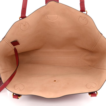 Gucci New Sakai Calfskin Lux Medium Dahlia Tote New Cherry Red 6 of 12
