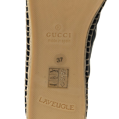 Gucci Nappa Matelasse GG Marmont Espadrilles 37 Black 9 of 11
